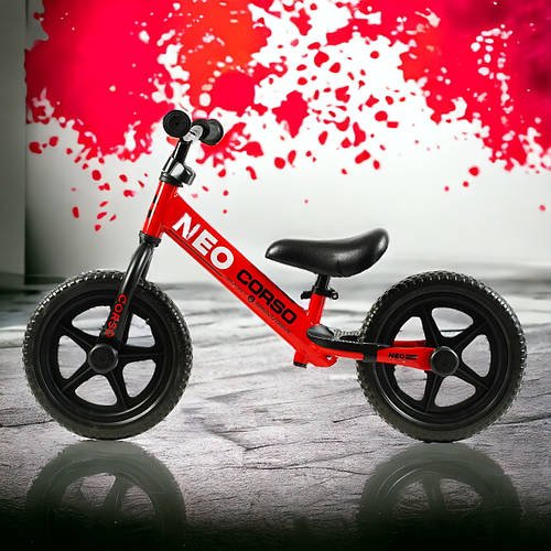 Дитячий беговел "CORSO NEO" 12 дюймів (колеса EVA, сталева рама, підставка для ніг, в коробці) EN-52360