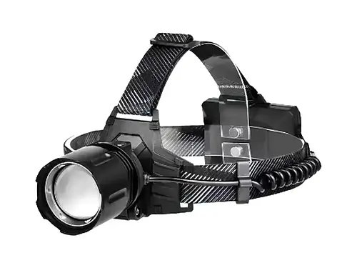 Потужний акумуляторний ліхтар налобний з червоним світлом X-BALOG SY-8079-3-3 micro USB 3x18650 Чорний