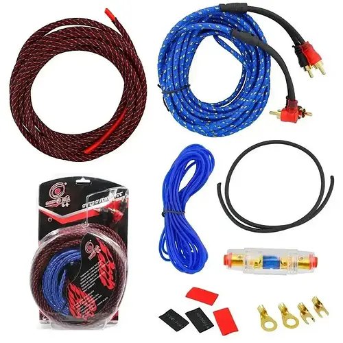 Комплект проводів для установки сабвуфера в машину KIT 10GA+C011 5600