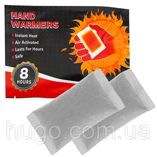 Хімічна грілка для рук 2 шт, на 8 годин, Hand warmers / Термохімічна грілка для ЗСУ