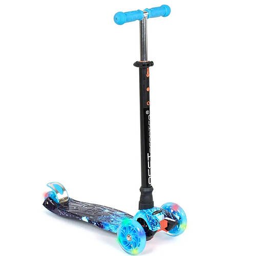 Дитячий триколісний самокат Best Scooter А 24656 /779-1305 Блакитний