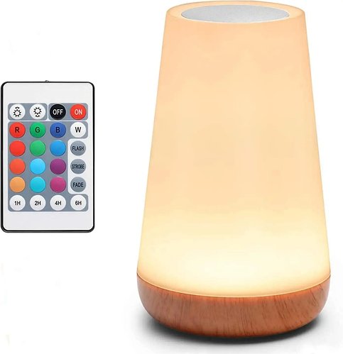Настільна світлодіодна RGB лампа JK-S050 13 колірних режимів та вбудованим акумулятором