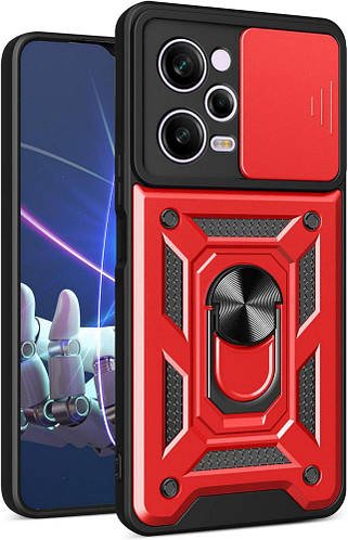 Чохол із захистом камери 3DGuard Xiaomi Redmi Note 12 Pro+ 5G Red