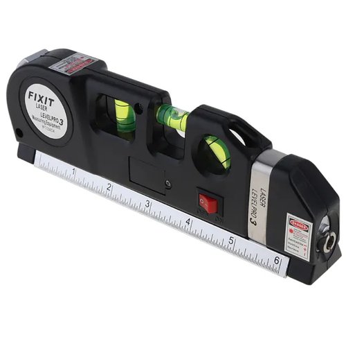 Лазерний рівень з вбудованою рулеткою та лінійкою Laser Level Pro 3