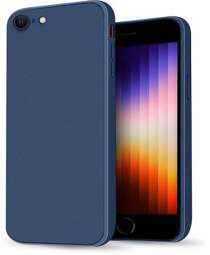 Силіконовий чохол HardCorner iPhone SE 2022 (з мікрофіброю) Blue