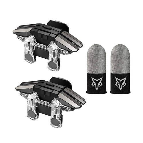 Sarafox WASP K5 Gaming Trigger комплект імпульсні тригери курки JS65 + напальчники зі сріблом V8, pubg пабг