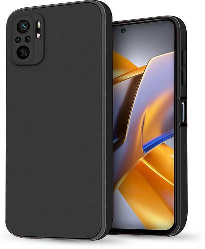 Силіконовий чохол HardCorner Xiaomi Poco M5s (з мікрофіброю) Black