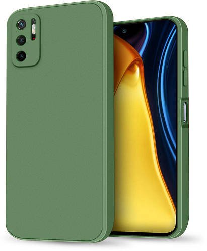 Силіконовий чохол HardCorner Xiaomi Redmi Note 10 5G (з мікрофіброю) Khaki