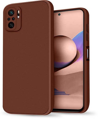 Силіконовий чохол HardCorner Xiaomi Redmi Note 10S (з мікрофіброю) Wine