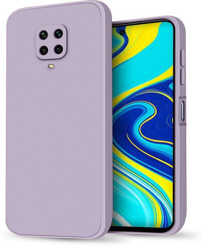 Силіконовий чохол HardCorner Xiaomi Redmi Note 9 Pro (з мікрофіброю) Lilac