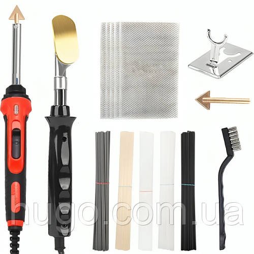Паяльний набір для паяння пластику / Набір для ремонту бамперів / Паяльник для паяння бамперів / Паяльник