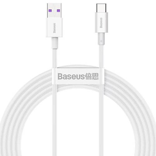 Кабель Baseus Superior Series Fast Charging Type-C PD 66W (2m) (white) швидка зарядка 2 м CATYS-A02