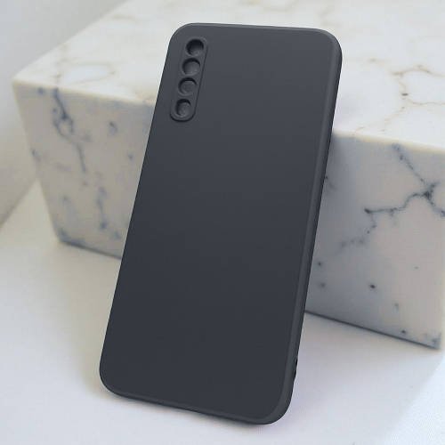 Силіконовий чохол HardCorner Samsung Galaxy A30s A307 (з мікрофіброю) Gray Blue