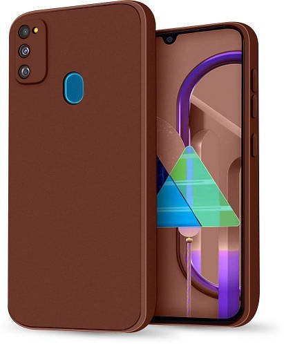 Силіконовий чохол HardCorner Samsung Galaxy M21 M215 (з мікрофіброю) Wine