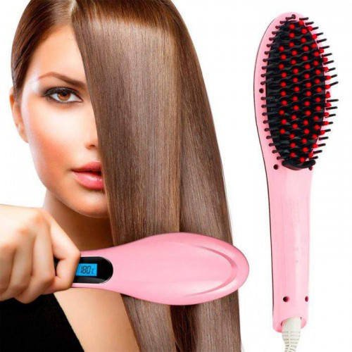 Електричний гребінець-випрямляч FAST HAIR STRAIGHTENER HQT-906 HP227