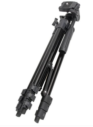 Штатив TRIPOD TF-3120B для фотоапарата і смартфона з рівнем Чорний HP227