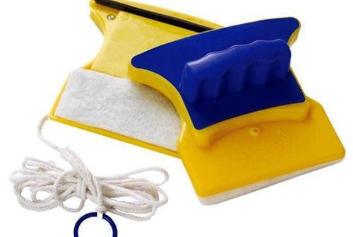 Магнітна щітка для миття вікон з двох сторін Glass Original Wiper HP227