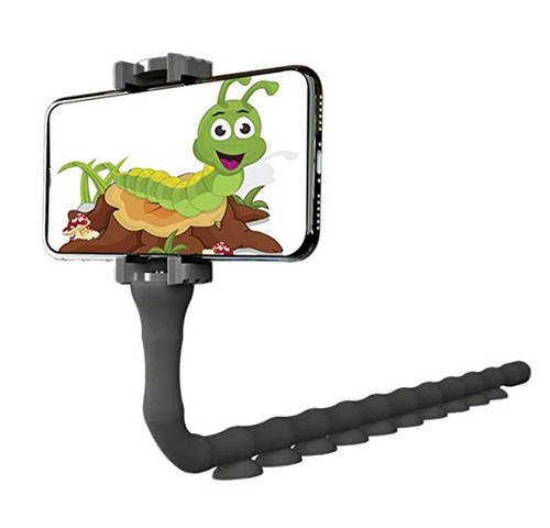 Гнучкий тримач з присосками для телефонів Cute Worm Lazy Holder HP227