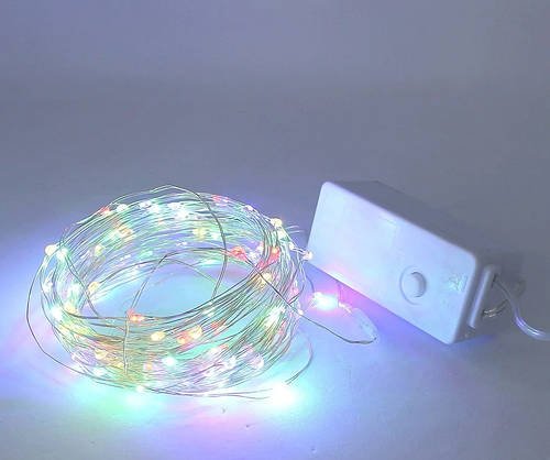 Гірлянда дротяна нитка RD-7106 LED 10 м (контрол.220V) Мультикольорова HP227