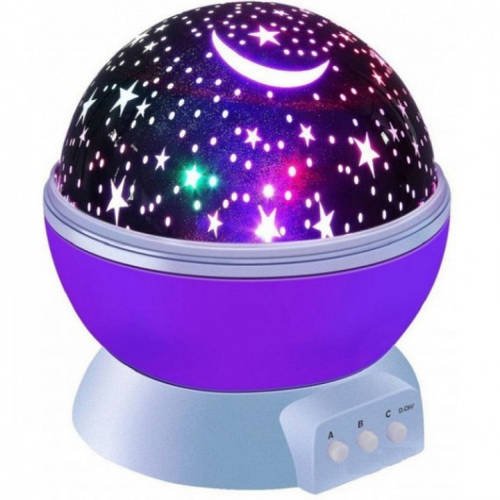 Нічник-проектор зоряне небо Star Master Dream QDP01 Фіолетовий HP227