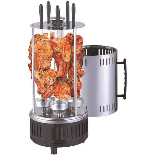 Електрошашличниця Rainberg RB-8612 на 6 шампурів 3200W HP227