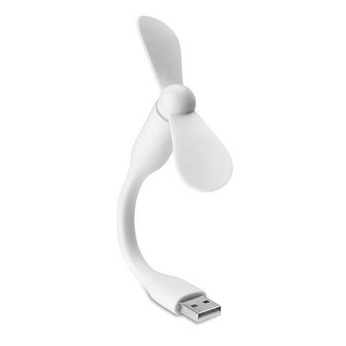 Портативний гнучкий USB вентилятор Білий HP227