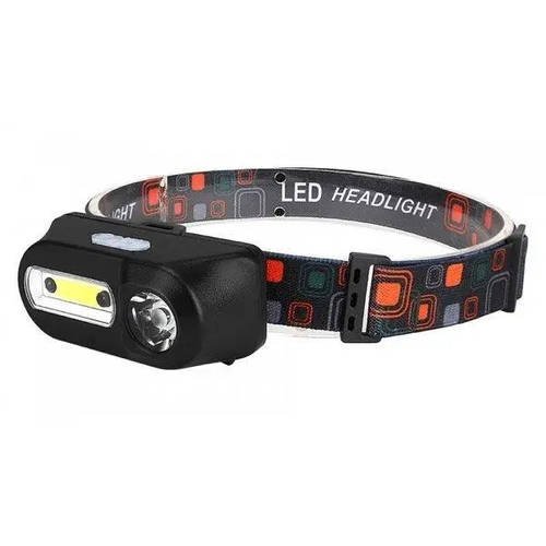 Налобний ліхтарик Bailong BL-1801A /1804A COB XPE + сенсор 18650 usb HP227