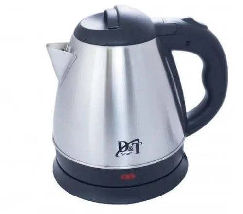 Електрочайник з нержавіючої сталі D&T DT-8122 1.2 л 1500W HP227