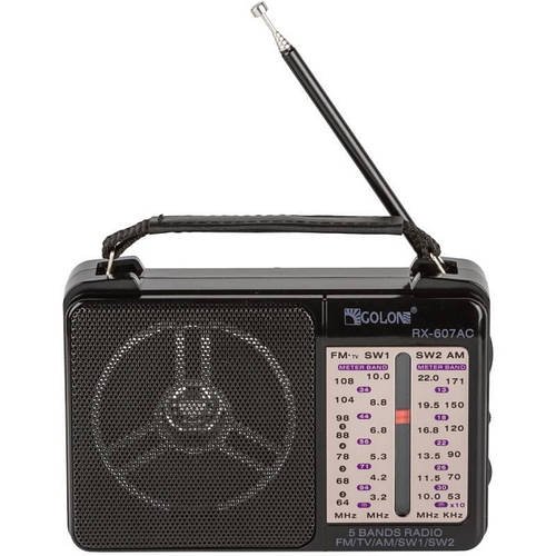 Радіоприймач від мережі та батарейок Golon RX-607AC HP227