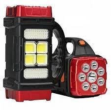 Повербанк-ліхтарик з сонячною панеллю 38 W Hurry Bolt HB-1678 C15-16 Червоний HP227