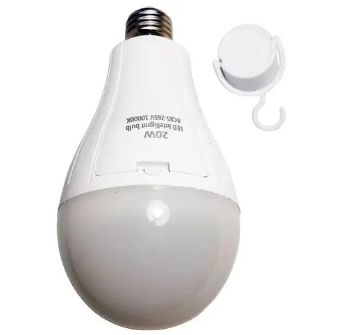 Лампочка з акумулятором 2x18650 MHZ 20W 8442 HP227