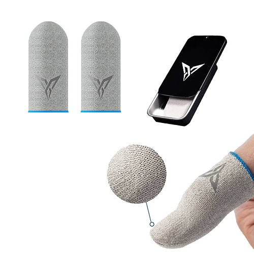 Напальчники Flydigi V5 Wasp Finger Sleeve fiberglass ультратонке скловолокно для гри в телефоні 2 шт + бокс