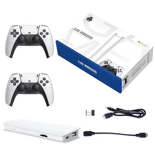 Ігрова консоль-приставка 2.4G M15 Mini Game Stick 4K/HDMI/64 Gb з 2 джойстиками понад 20 000 іграми