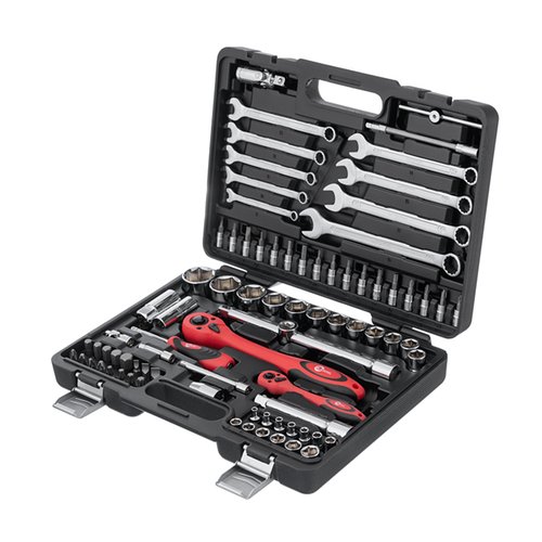 Професійний набір інструментів 1/2" & 1/4"; 82 од INTERTOOL ET-6082