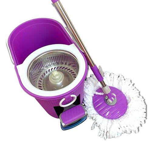 Турбо Швабра та відро з віджимом набір для прибирання Spin MOP 360 HP227