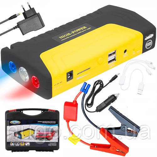 Пускозарядний пристрій, 12В, 50800мАч, JUMPSTARTER TM15 / Пусковий пристрій для автомобіля