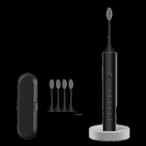 Електрична ультразвукова зубна щітка Х-5 Sonic Toothbrush із 6 режимами роботи 4 змінними насадками та дорожнім кейсом