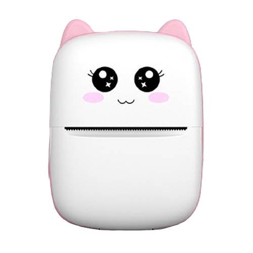 Міні принтер для фотографій та етикеток CAT Mini Printer Дитячий термопринтер без чорнила