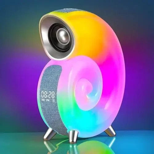 RGB світильник портативна Bluetooth колонка Равлик 4в1 2000mAh SN27