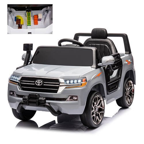 Електромобіль джип дитячий Toyota (2 мотори 40W, 1 акумулятор 12V7AH, MP3) M 5101EBLR-11 Сірий