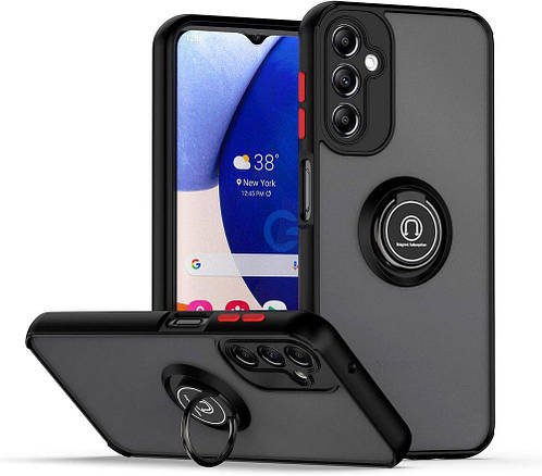 Захисний чохол MatteLuxe Samsung Galaxy A05s A057 (з кільцем) Black