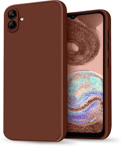 Силіконовий чохол HardCorner Samsung Galaxy A04 A045 (з мікрофіброю) Wine