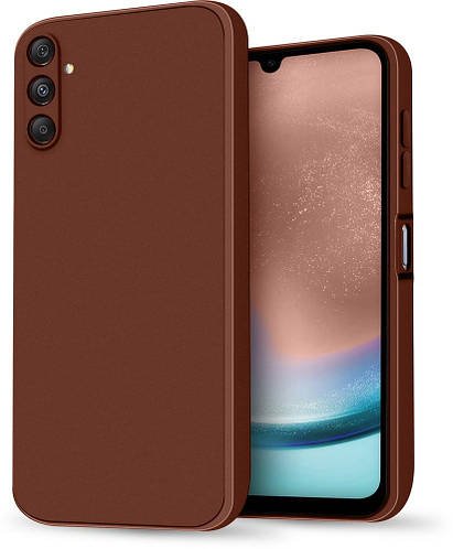 Силіконовий чохол HardCorner Samsung Galaxy A24 A245 (з мікрофіброю) Wine