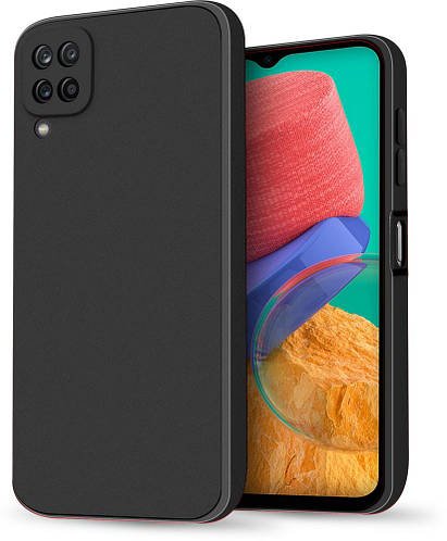 Силіконовий чохол HardCorner Samsung Galaxy M33 5G M336 (з мікрофіброю) Black