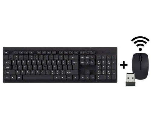 Універсальний Бездротовий комплект клавіатури і миші KEYBOARD KB-C019 з російською розкладкою і підключенням 2.4G