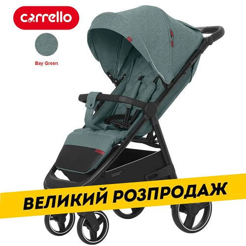 Дитячий прогулянковий візочок CARRELLO Bravo CRL-8512 Bay Green Зелений + дощовик