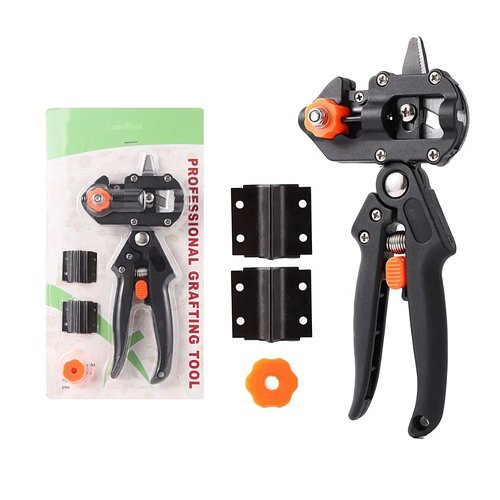 Професійний привівальний секатор Titan Professional Grafting Tool з 3 ножами Чорний
