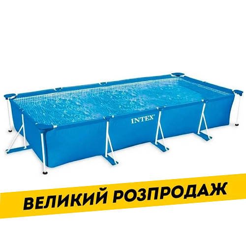Басейн каркасний прямокутний (450 x 220 x 84 см, 7127 л) Intex 28273