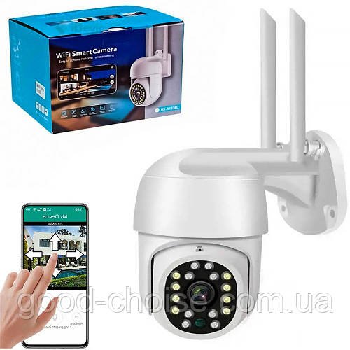 Вулична WiFi камера відеоспостереження 5Мп, HX A 1536C / Поворотна IP камера відеоспостереження з нічним режимом