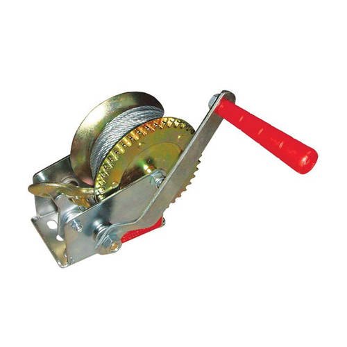 Лебідка важільна барабанна сталева трос тягове зусилля 450 кг INTERTOOL GT1454